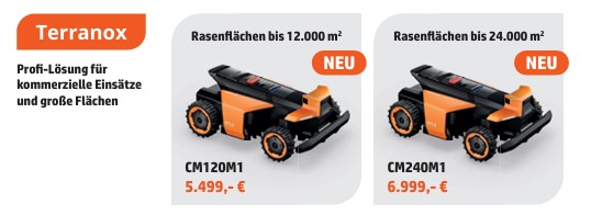 Preise Segway Navimow Terranox CM-Serie 2026